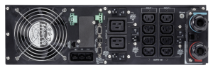 Eaton 9SX - ИБП 5 и 6 кВА, вид сзади Eaton 9SX вид сзади