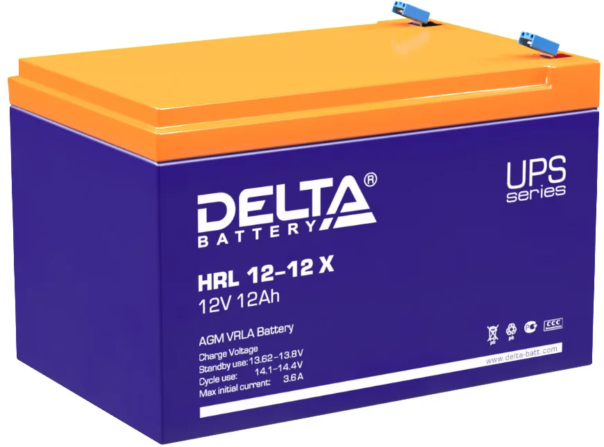Свинцово-кислотные аккумуляторы DELTA серии HRL-X Свинцово-кислотные аккумуляторы DELTA серии HRL-X