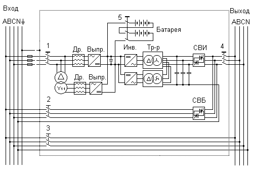 Питания источника схема бесперебойного